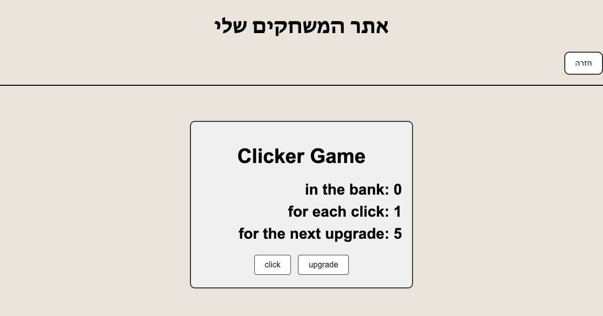 Portada de Clicker Game